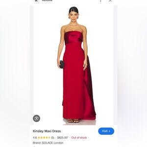 Elegant Red Evening Gown